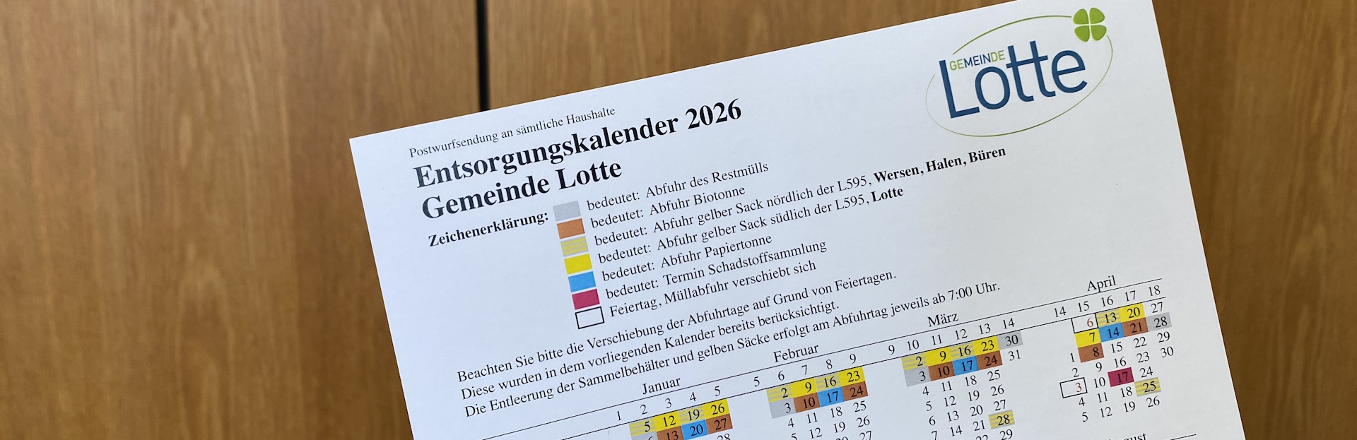 Entsorgungskalender